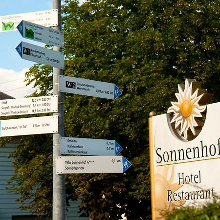 Hotel Restaurant Sonnenhof Weyerbusch Kültér fotó